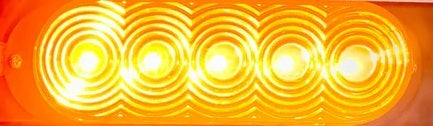 T61AA: Surface Mounted Oval Stop-Turn-Tail (Amber)